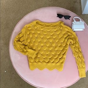 Mustard yellow sweater